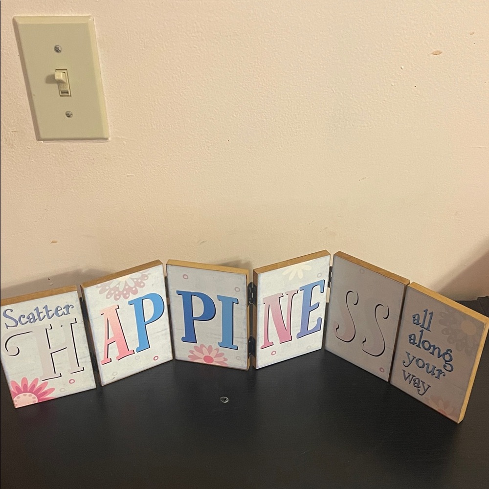 GANZ Multicolor Happiness Blocks